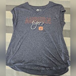 Russell Athletic Womens Blue Auburn Tigers Shirt
